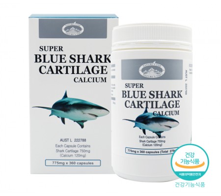 청상어연골 SUPER BLUE SHARK CARTILAGE CALCIUM 360cap
