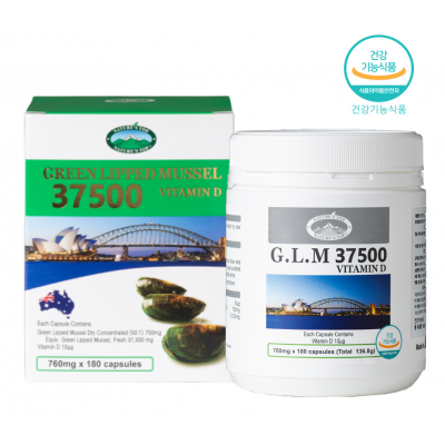 지엘엠 37500 (초록입홍합&비타민 D) Green Lipped Mussel 37500 Vitamin D