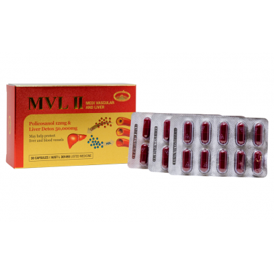 MVL2  고함량 폴리코사놀+실리마린 - MVL II Medi Vascular and Liver