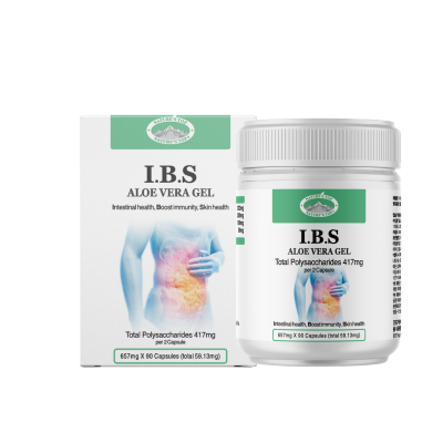 장 건강엔 I.B.S ALOE VERA GEL 아이비에스 알로에 겔 국내유일 식약처인증 캡슐형 총다당체 417mg