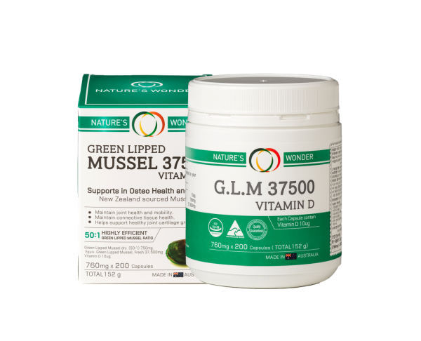 지엘엠 37500 (초록입홍합&비타민 D) Green Lipped Mussel 37500 Vitamin D